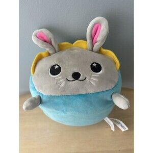 MOOSH MOOSH Leroy 10" Blue Easter Bunny Plush Stuffed Animal Soft Limited Ed